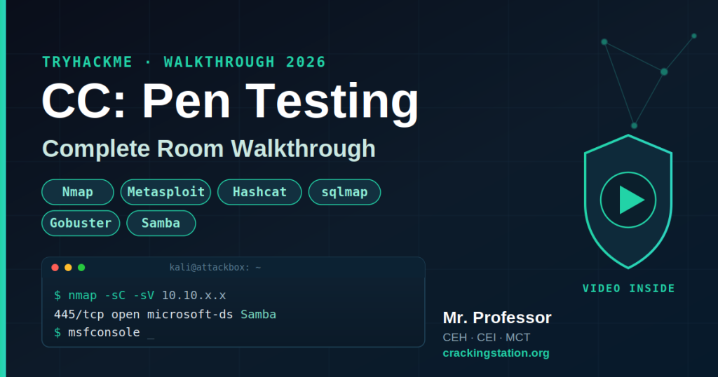 tryhackme cc pen testing